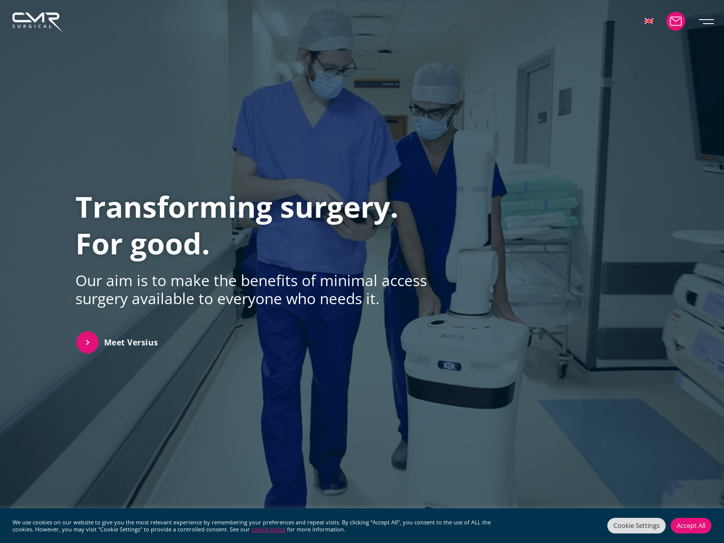 CMR Surgical Raises $165M for Surgical Robotics Innovation