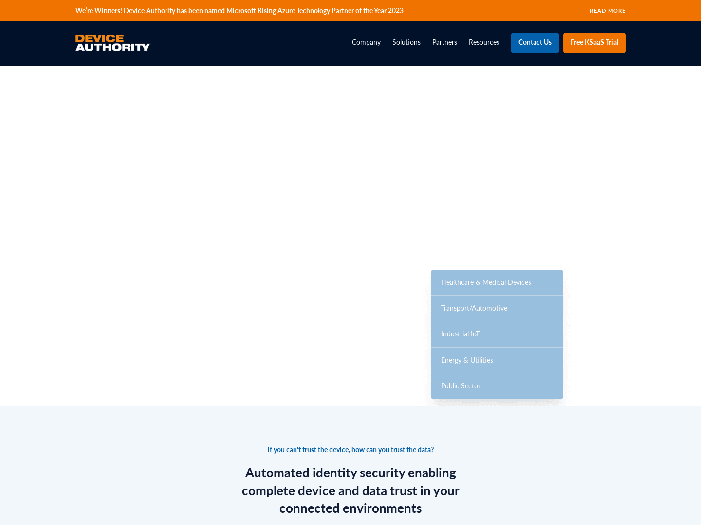 Device Authority Secures $7M Funding to Expand IoT Offerings