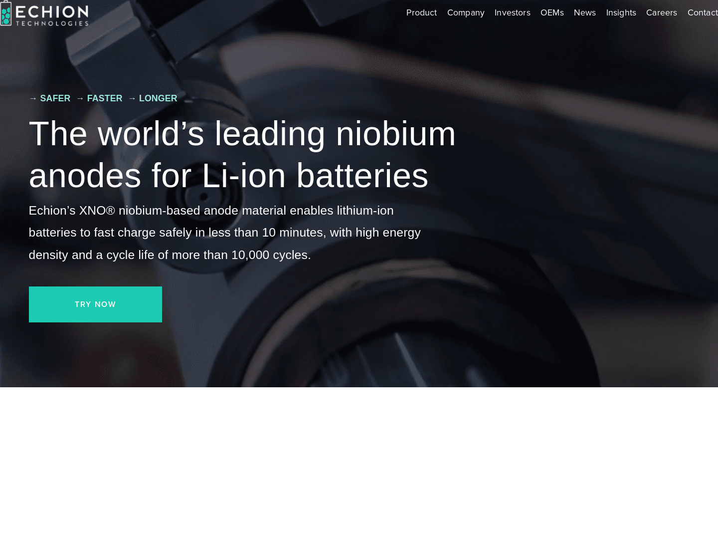 "Echion Technologies Secures £29 Million for Fast-Charging Batteries"