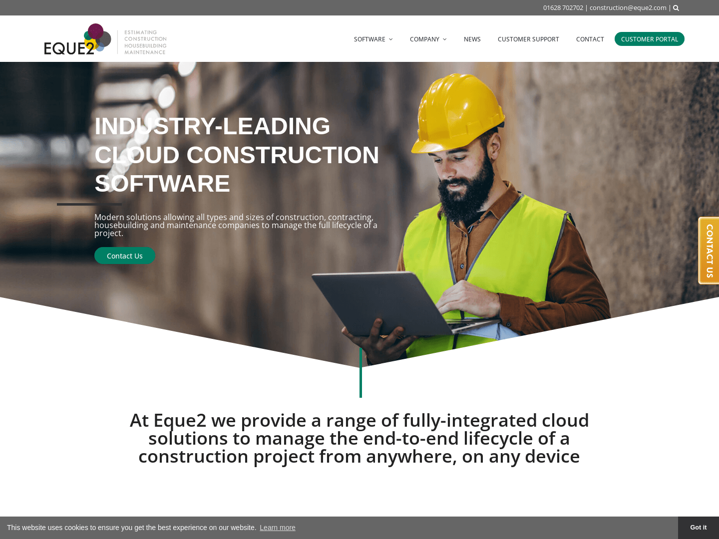 Bowmark Capital to Invest in Eque2 Construction Software