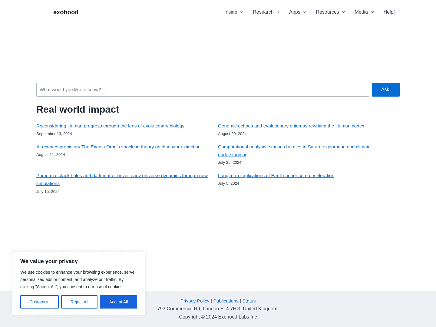 "Exohood Labs Secures $189 Million Investment in AI"
