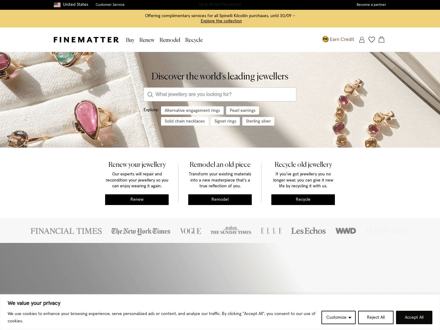"Finematter Secures £2.2m Seed Funding for Jewellery Marketplace"