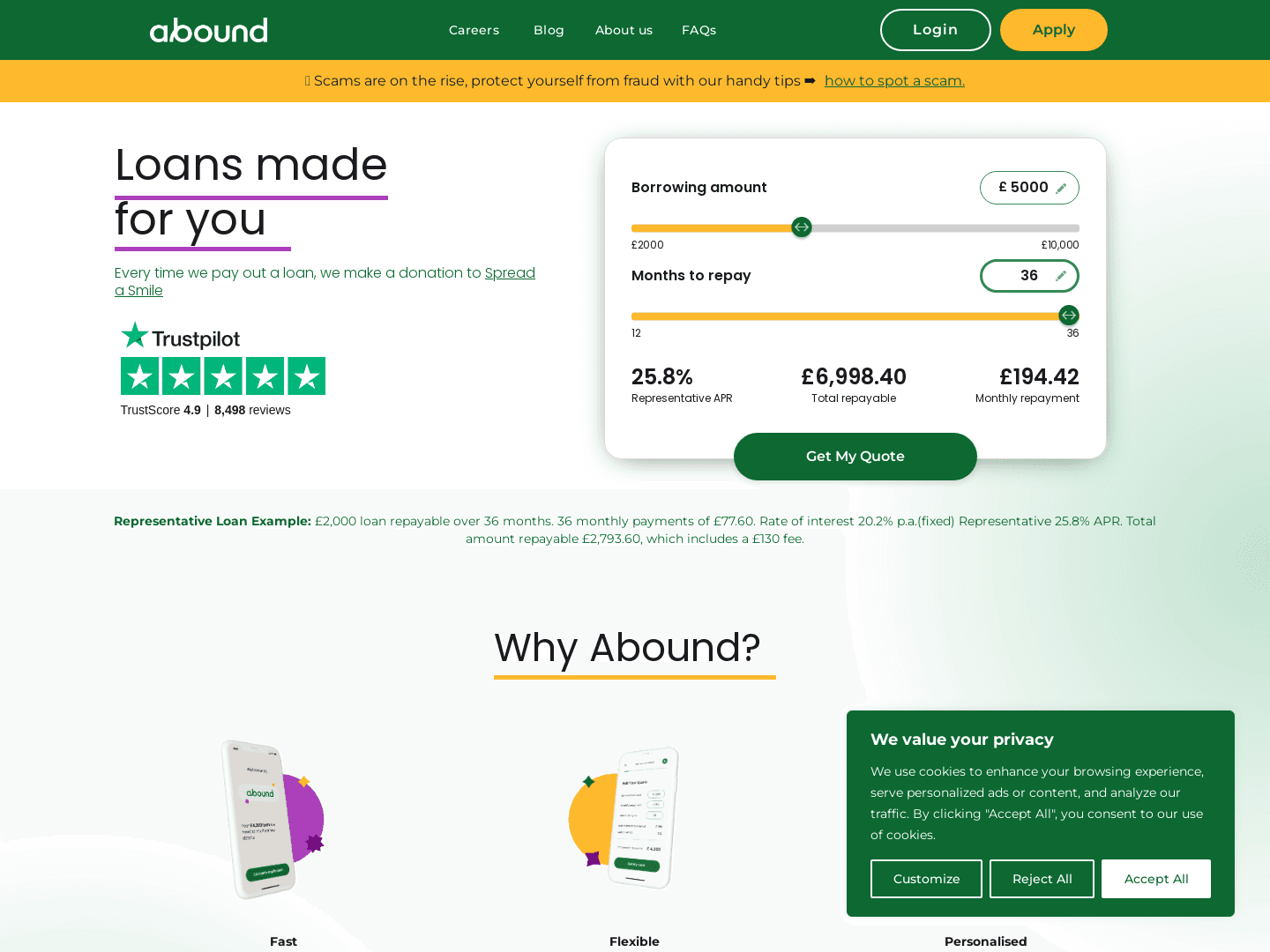 "Abound Secures £500 Million for Fintech Expansion"
