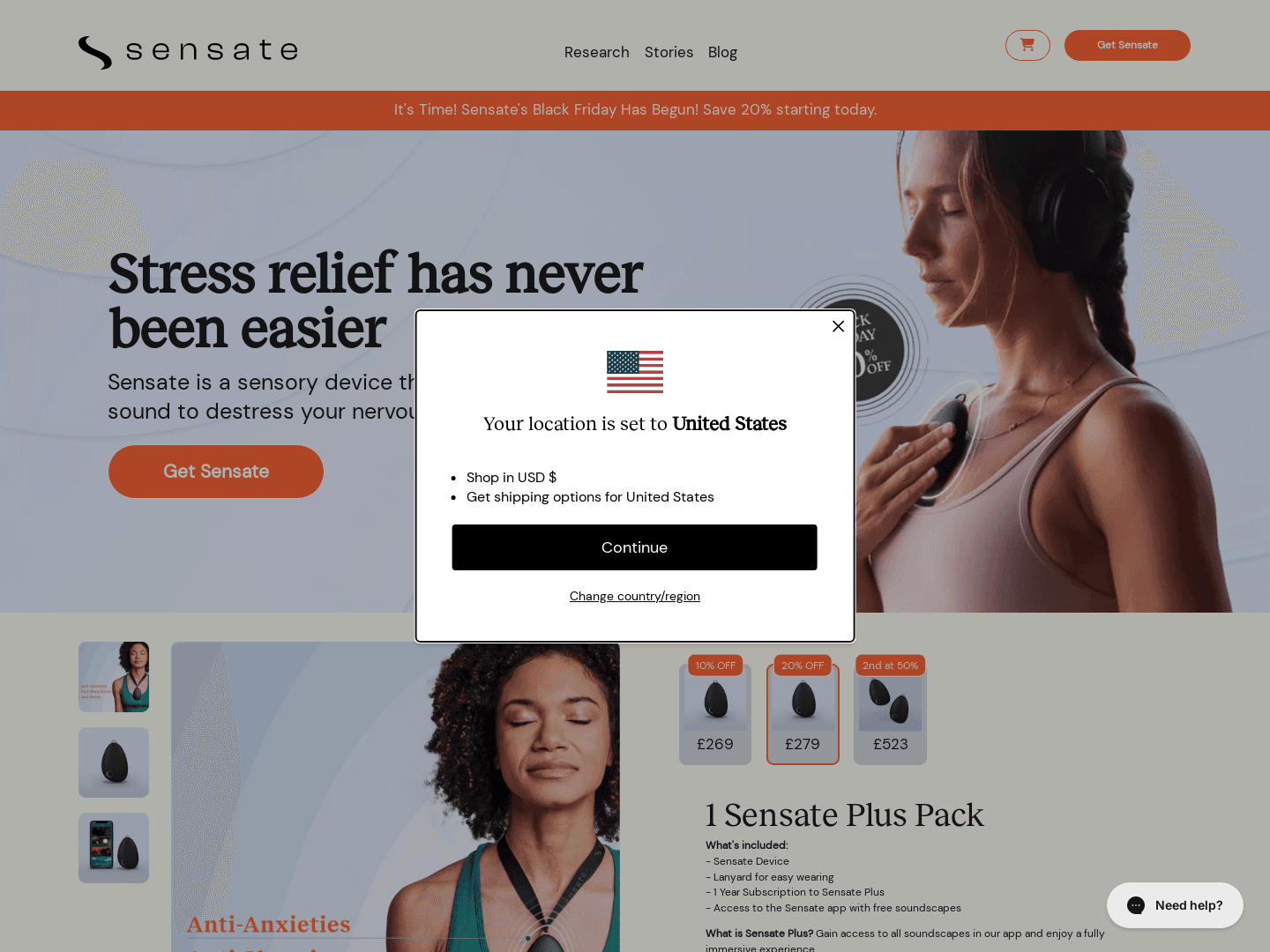 "Sensate: Innovating Wellness with Groundbreaking Relaxation Technology"