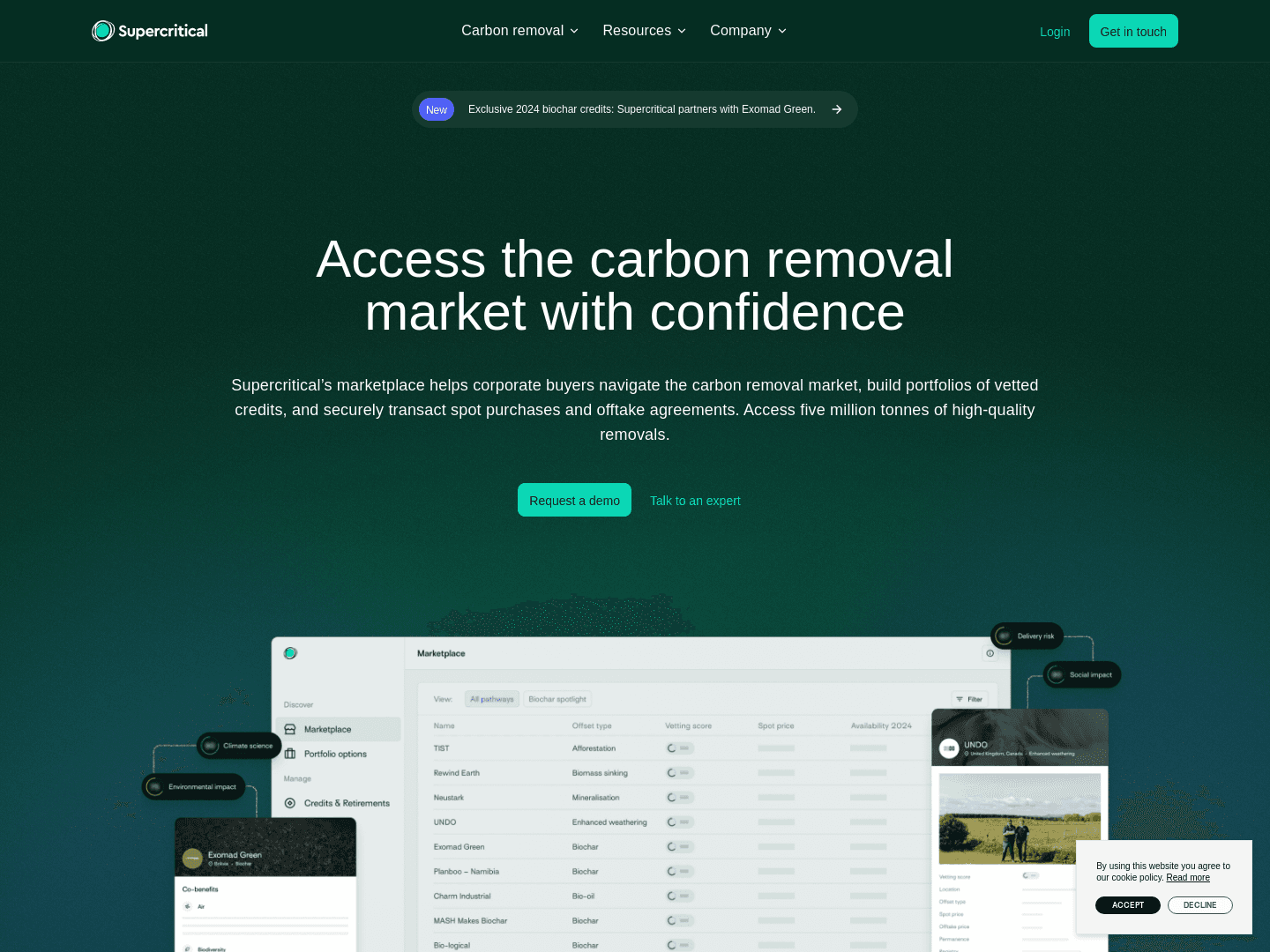 "Supercritical Secures $13 Million for Carbon Removal"