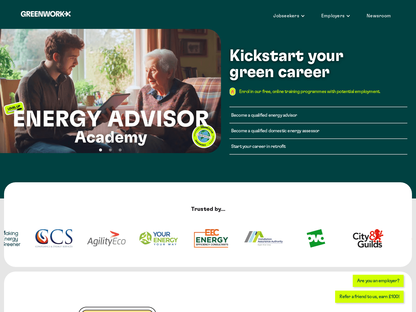 "Funding Boost for Green Jobs Training Startup"