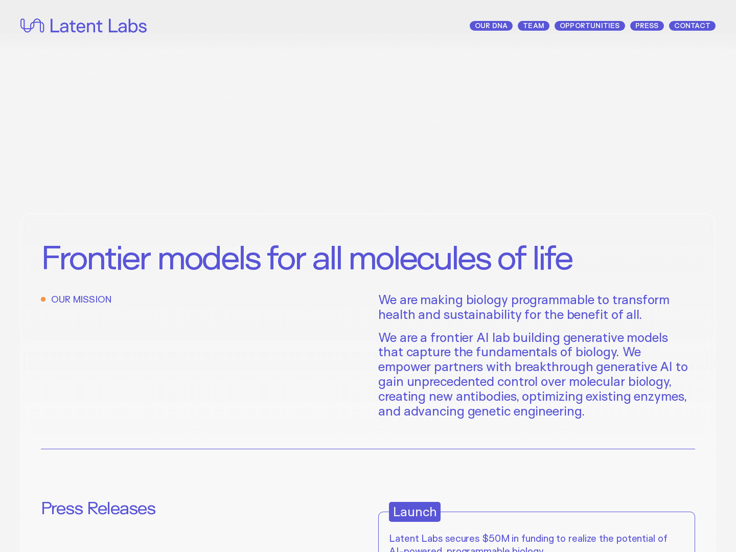 "Latent Labs Secures $50 Million for Biotech Innovations"