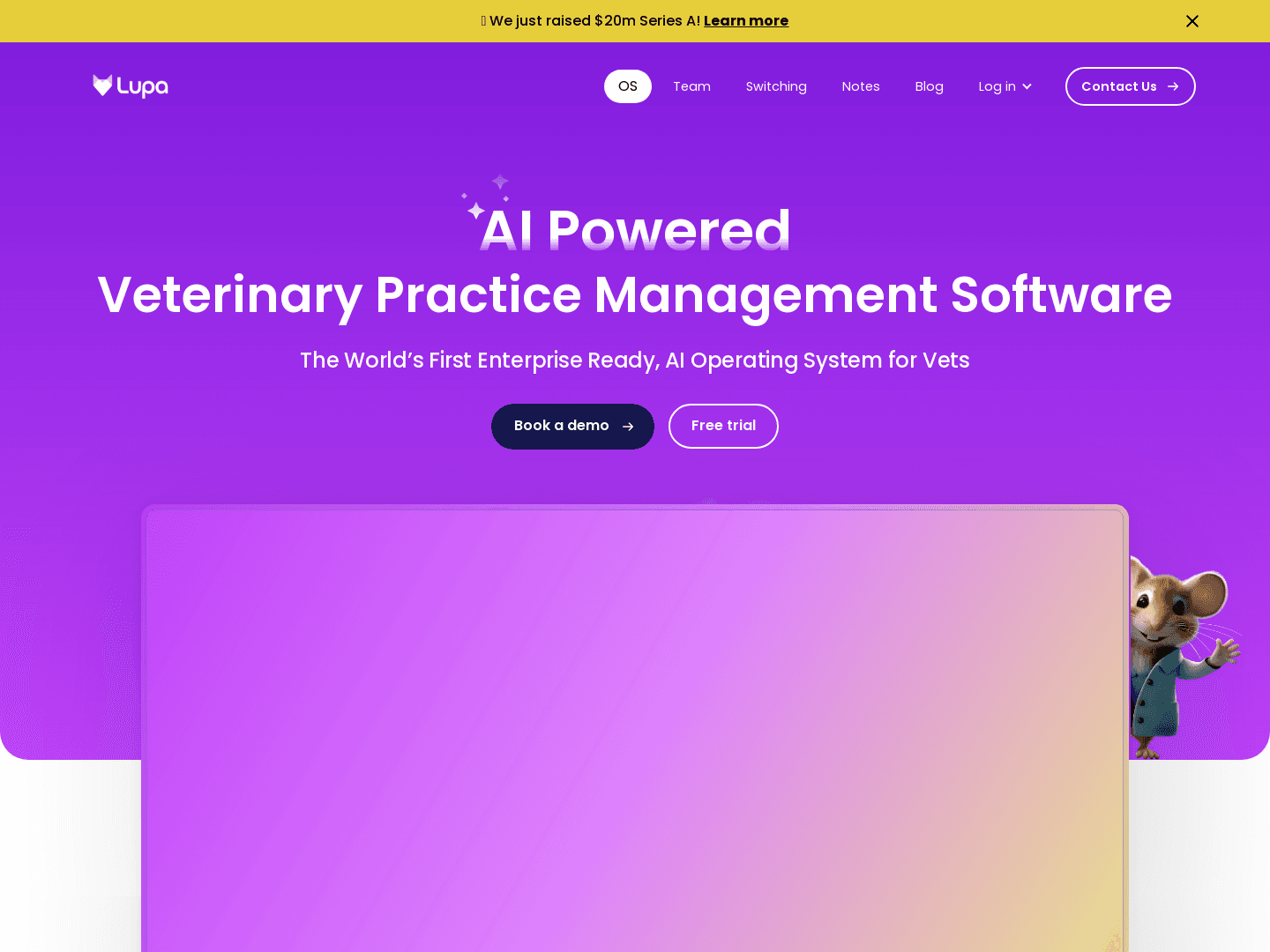 "Lupa Secures $4 Million to Transform Veterinary Management"
