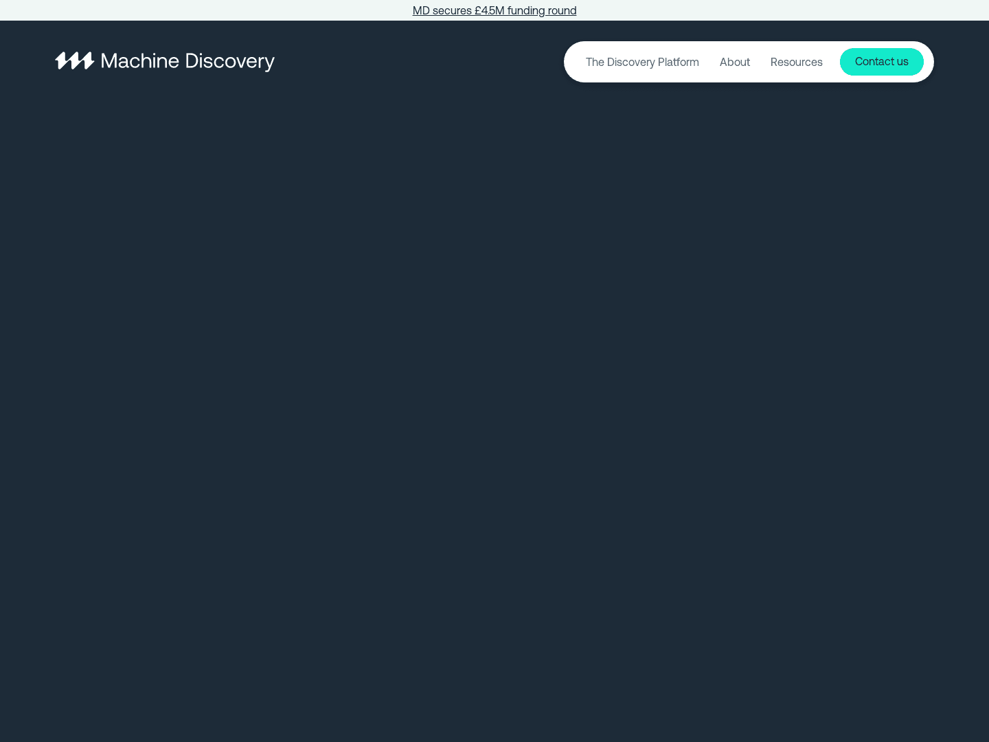 "Machine Discovery Secures £4.5M Funding for AI-driven Optimization"