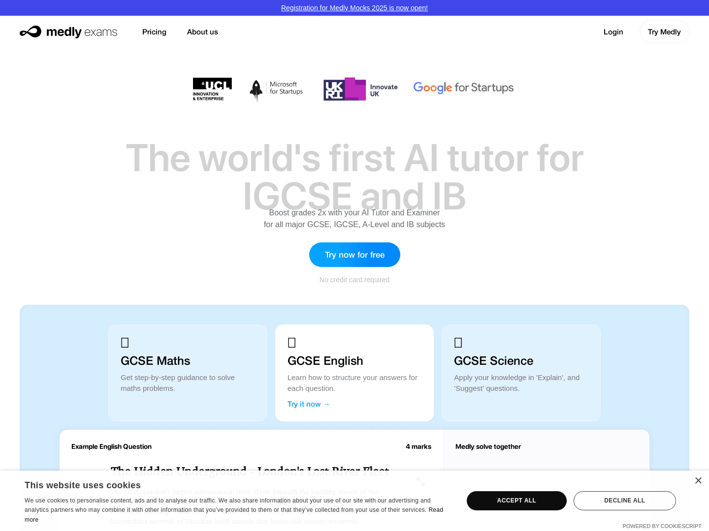 "Medly AI Secures £1.7 Million for Innovative GCSE Tutor"