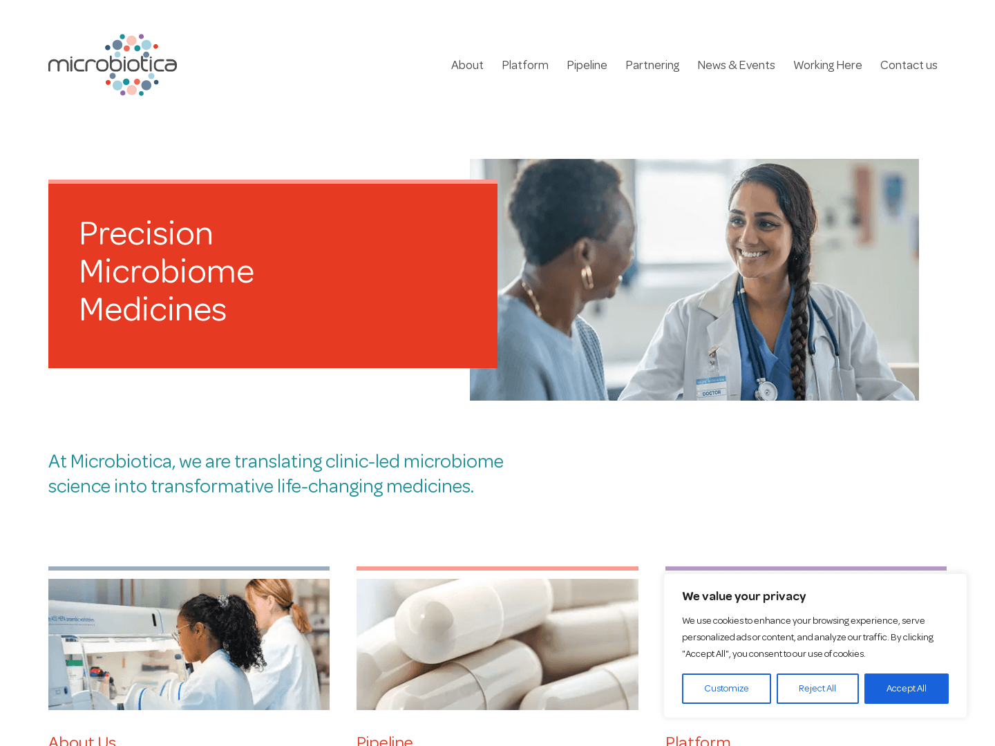 "Microbiotica Secures £50 Million for Microbiome Therapies"