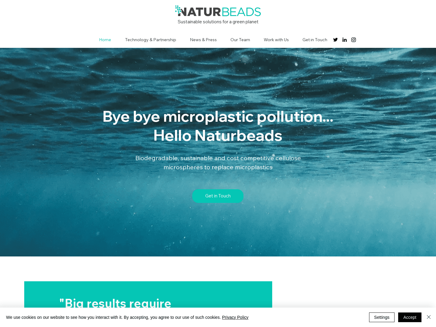 "Naturbeads: Innovative Solution to Microplastic Pollution"
