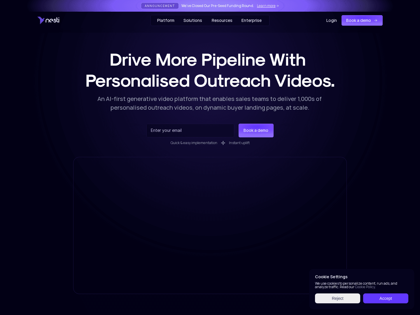 "Nesti Secures £250K Pre-Seed For AI Outreach Videos