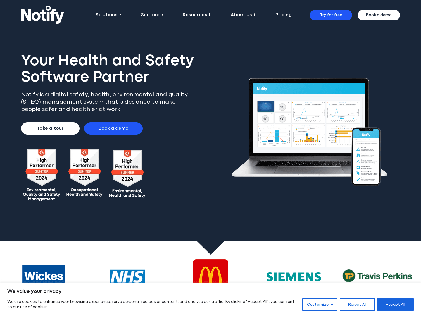 "Notify Technologies Raises £1.5M to Enhance SHEQ Platform"