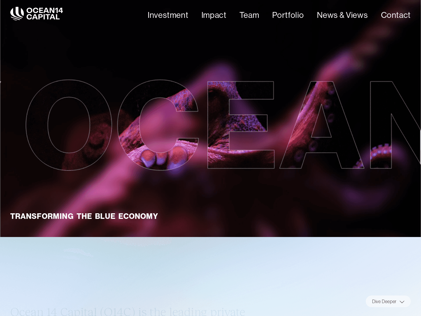 "Ocean 14 Capital Fuels Sustainable Blue Economy Growth"