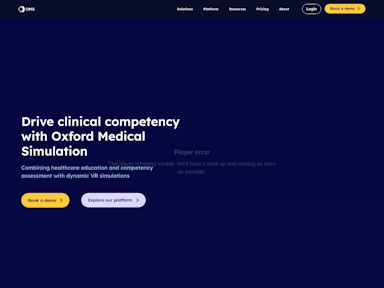 Oxford Medical Simulation (OMS) oxford startup