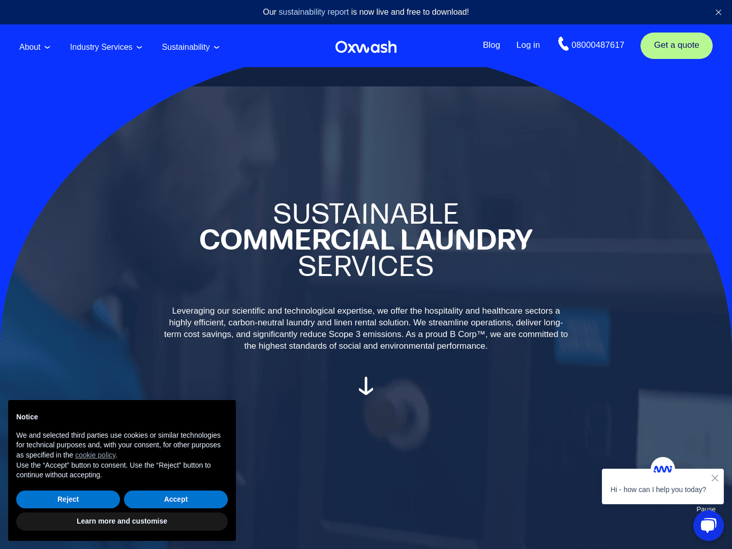 "Oxwash Secures £2.08 Million for Sustainable Laundry Expansion"