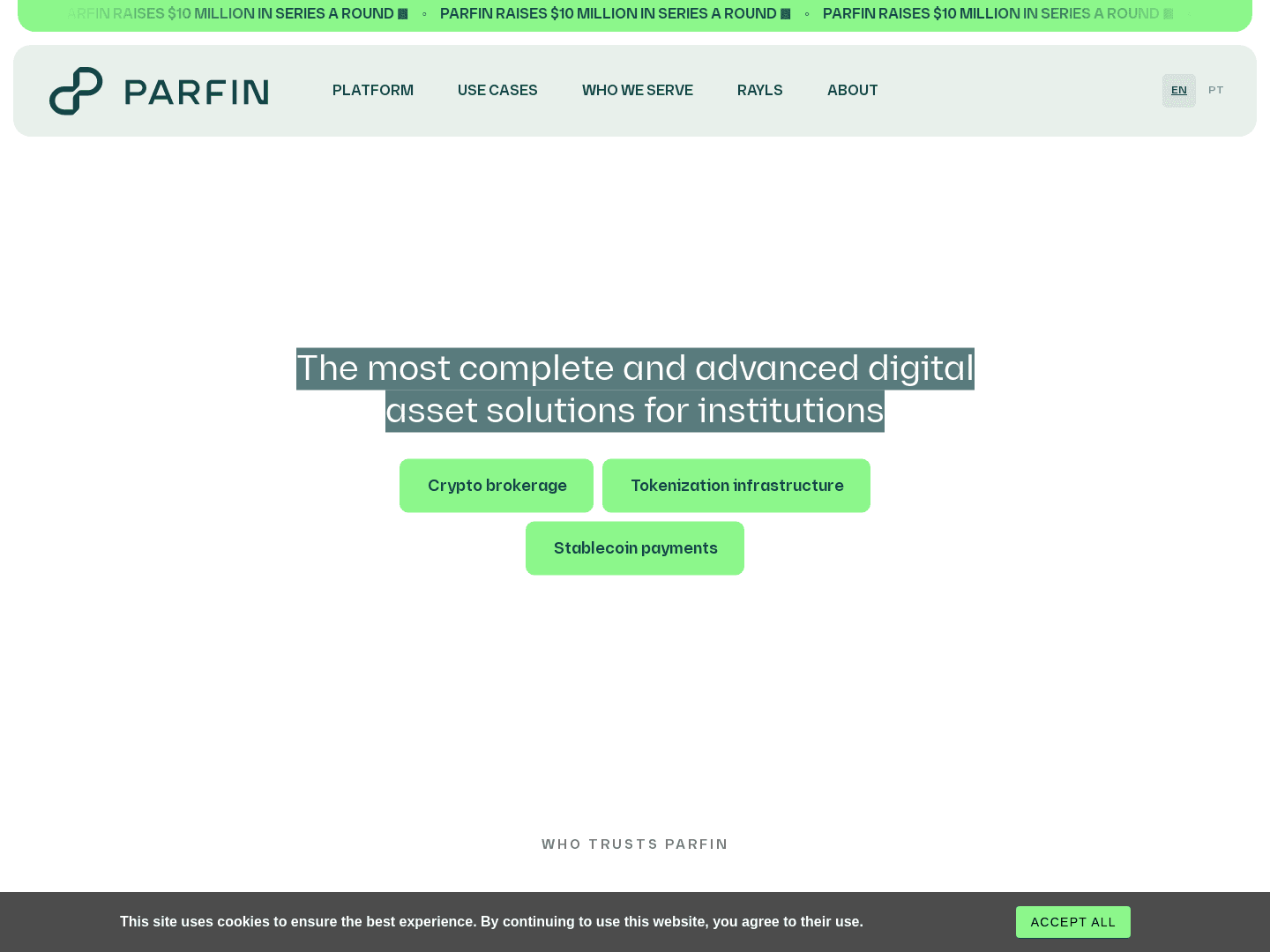 "Parfin Secures $15 Million for Blockchain Innovation"