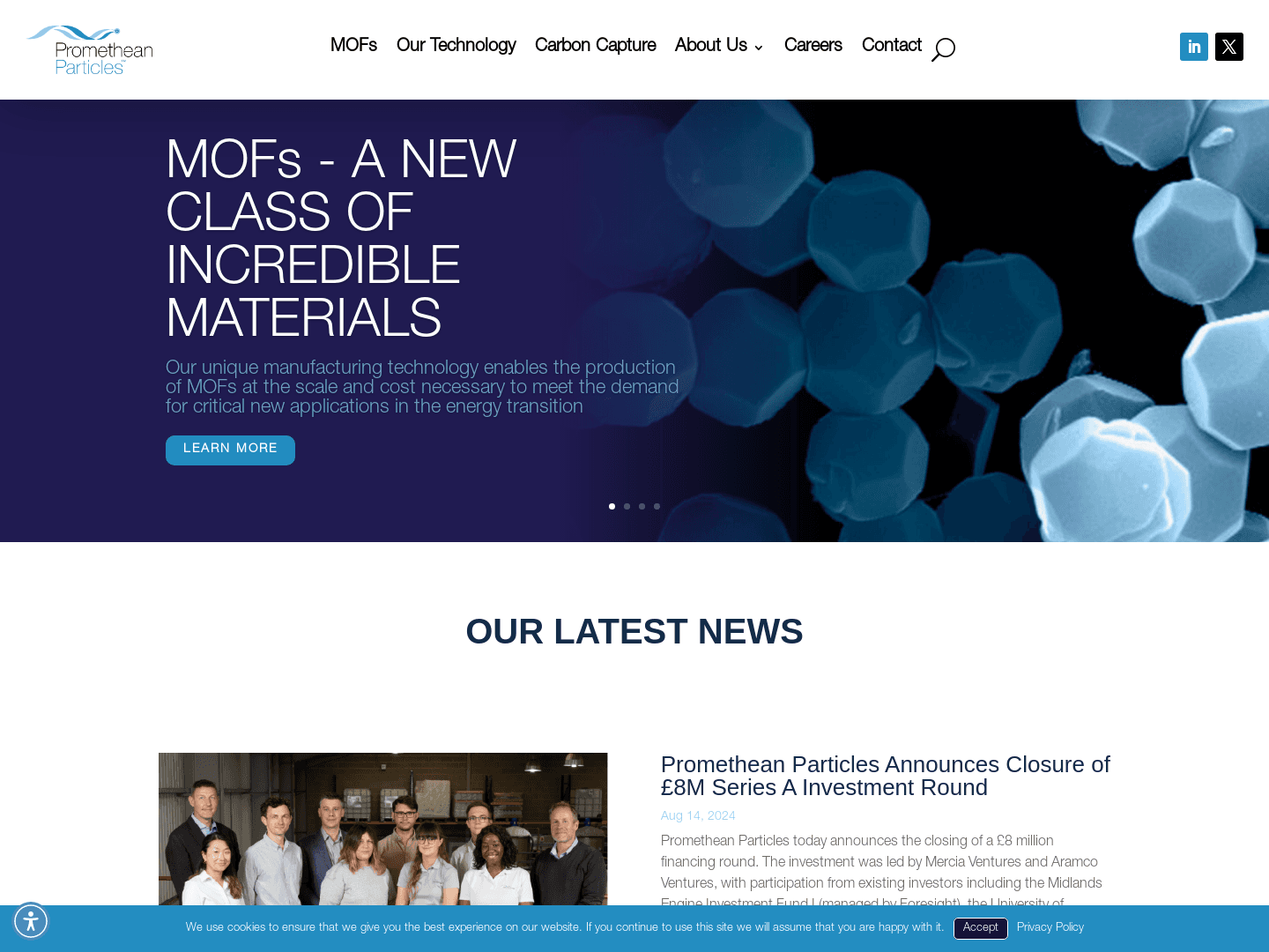 "Promethean Particles Secures £8 Million for Expansion"