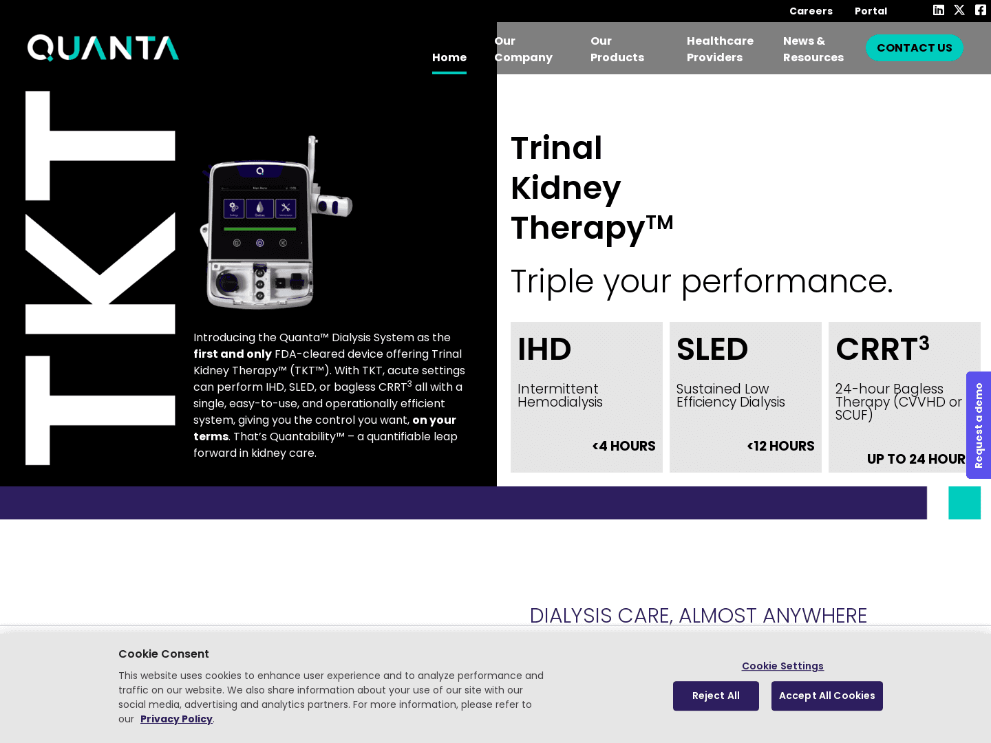 "Quanta Dialysis Raises $60 Million for Kidney Care"