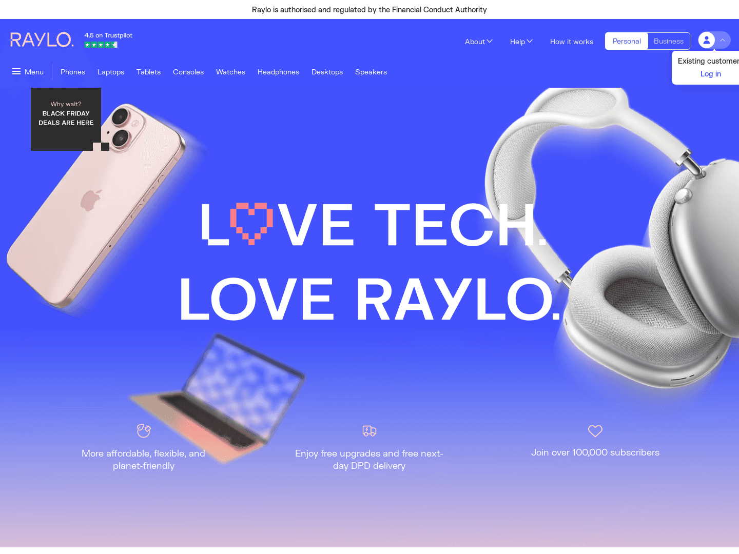 "Raylo Secures £110M Funding for Expansion and Sustainability"