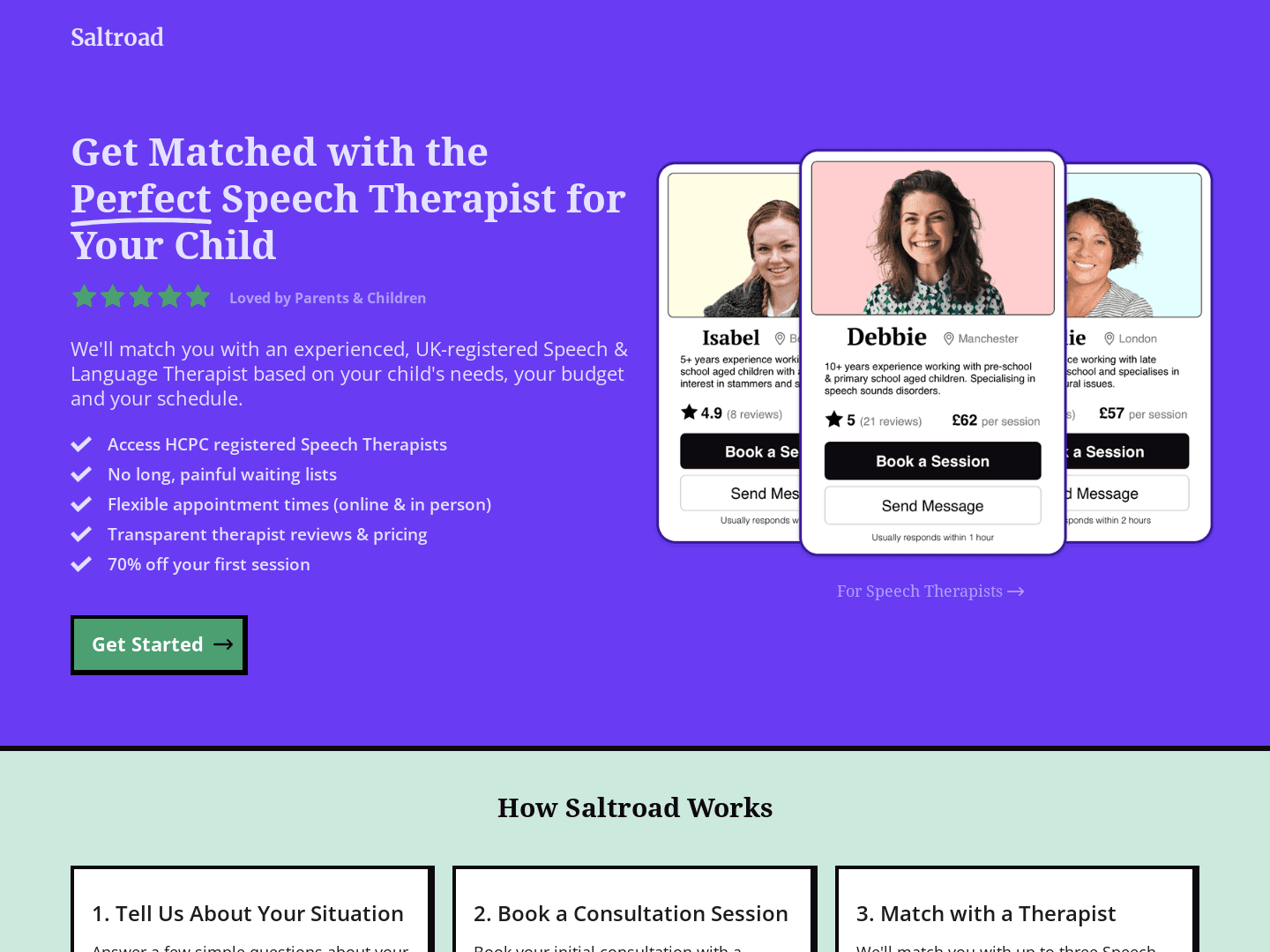 Saltroad Raises £575K for Online Speech Therapy Marketplace