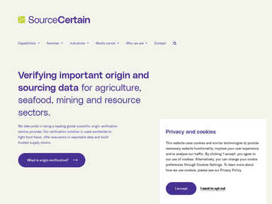 "Source Certain Secures Funding to Enhance Traceability Solutions"