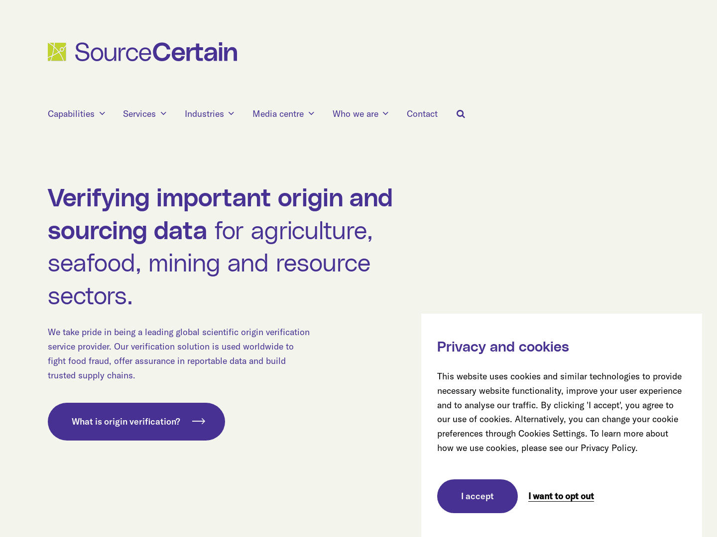 "Source Certain Secures Funding to Enhance Traceability Solutions"
