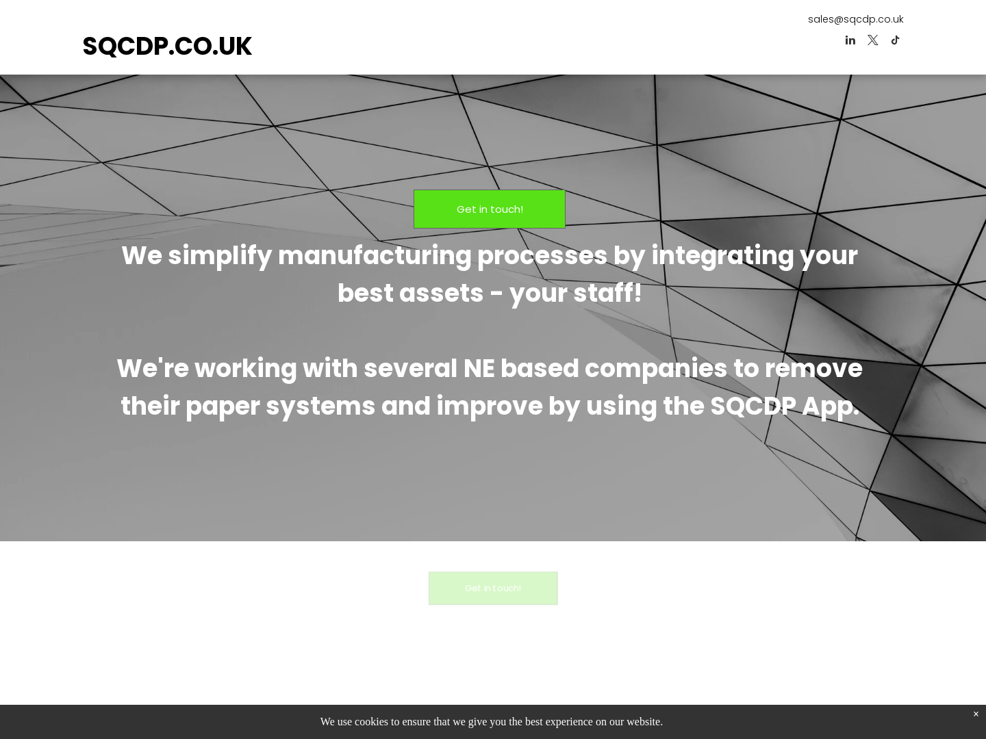 "SQCDP Secures £200k Funding to Revolutionize Manufacturing Efficiencies"