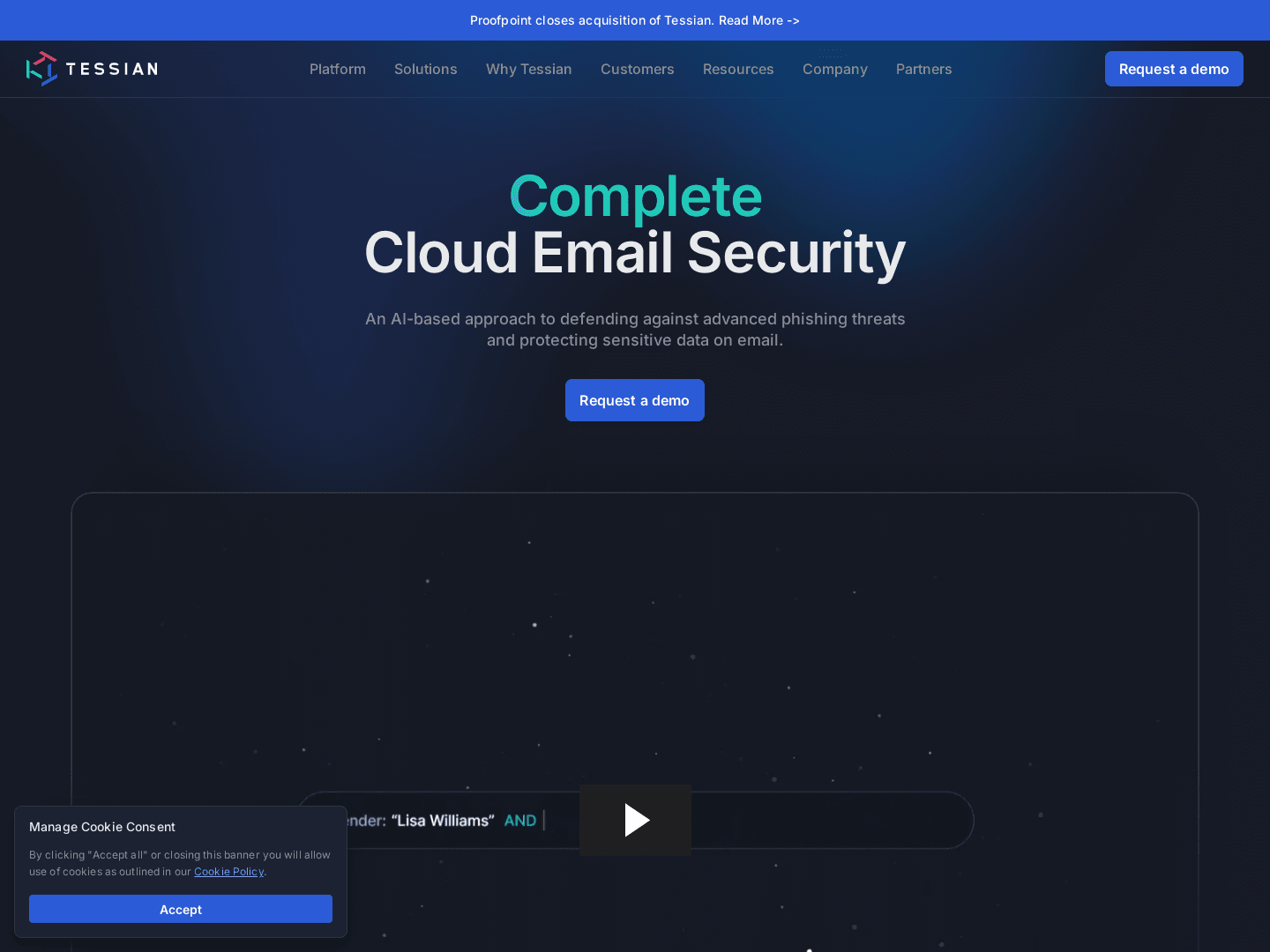 "Tessian Raises $65 Million to Enhance Cybersecurity Solutions"