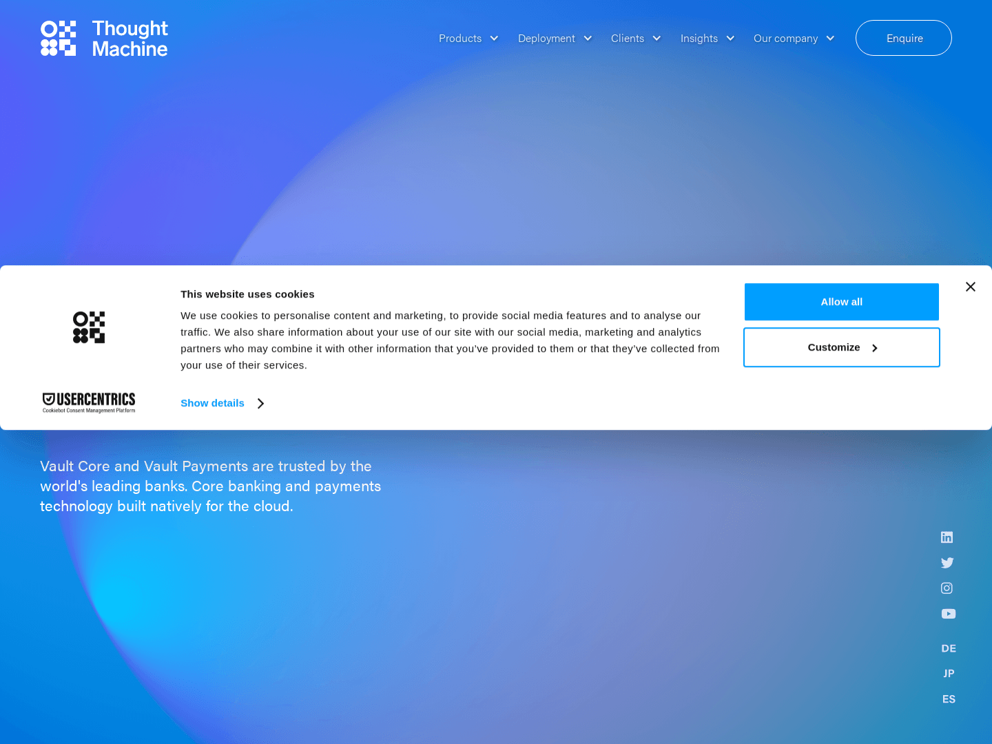 "Thought Machine Secures $42 Million for Global Expansion"