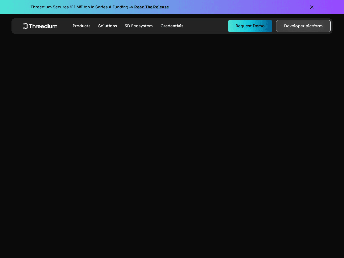 Threedium Secures $11m Funding to Advance 3D/AR Technology