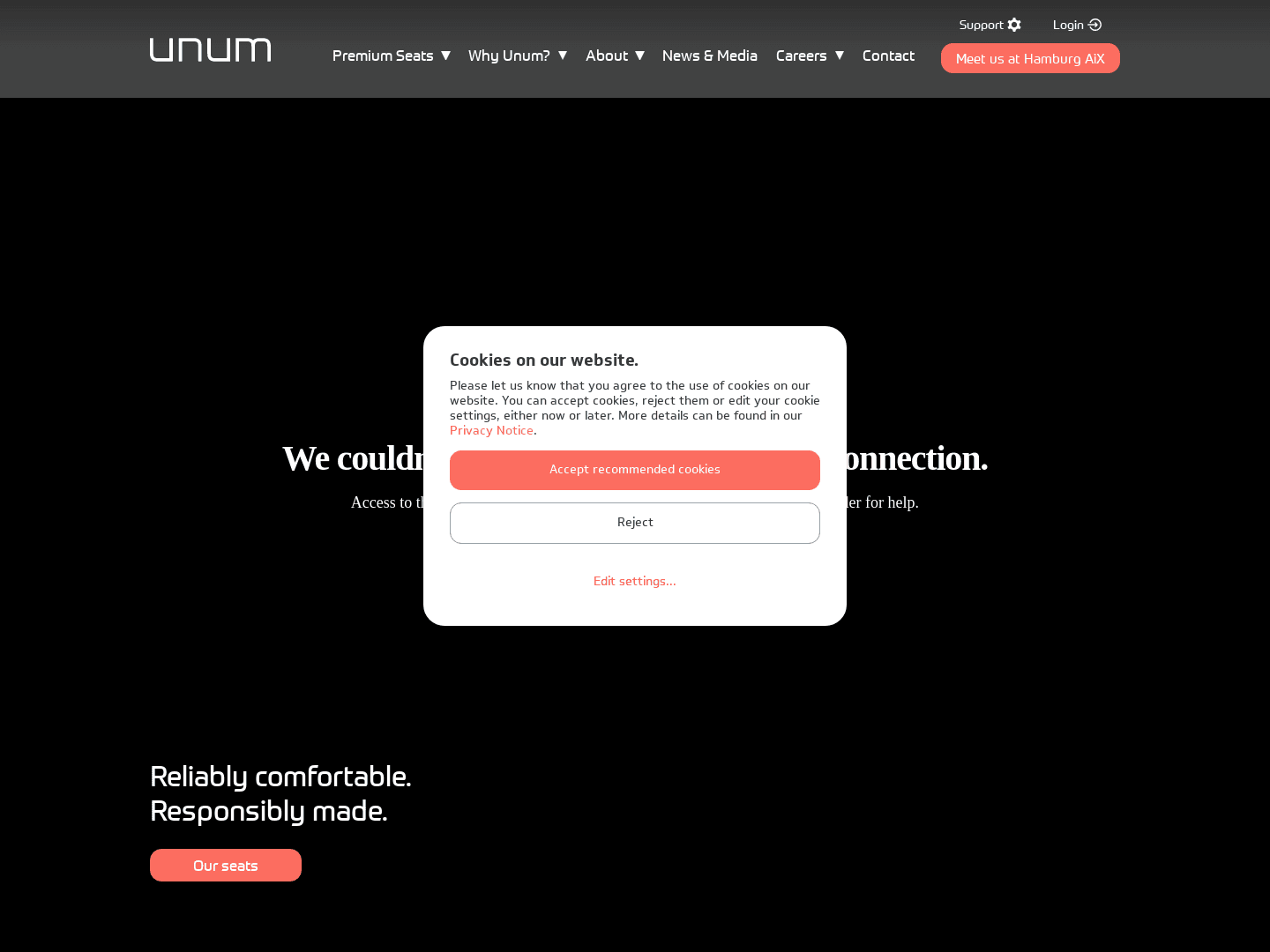 Unum Aircraft Seating: Innovating High-End Business Class Comfort