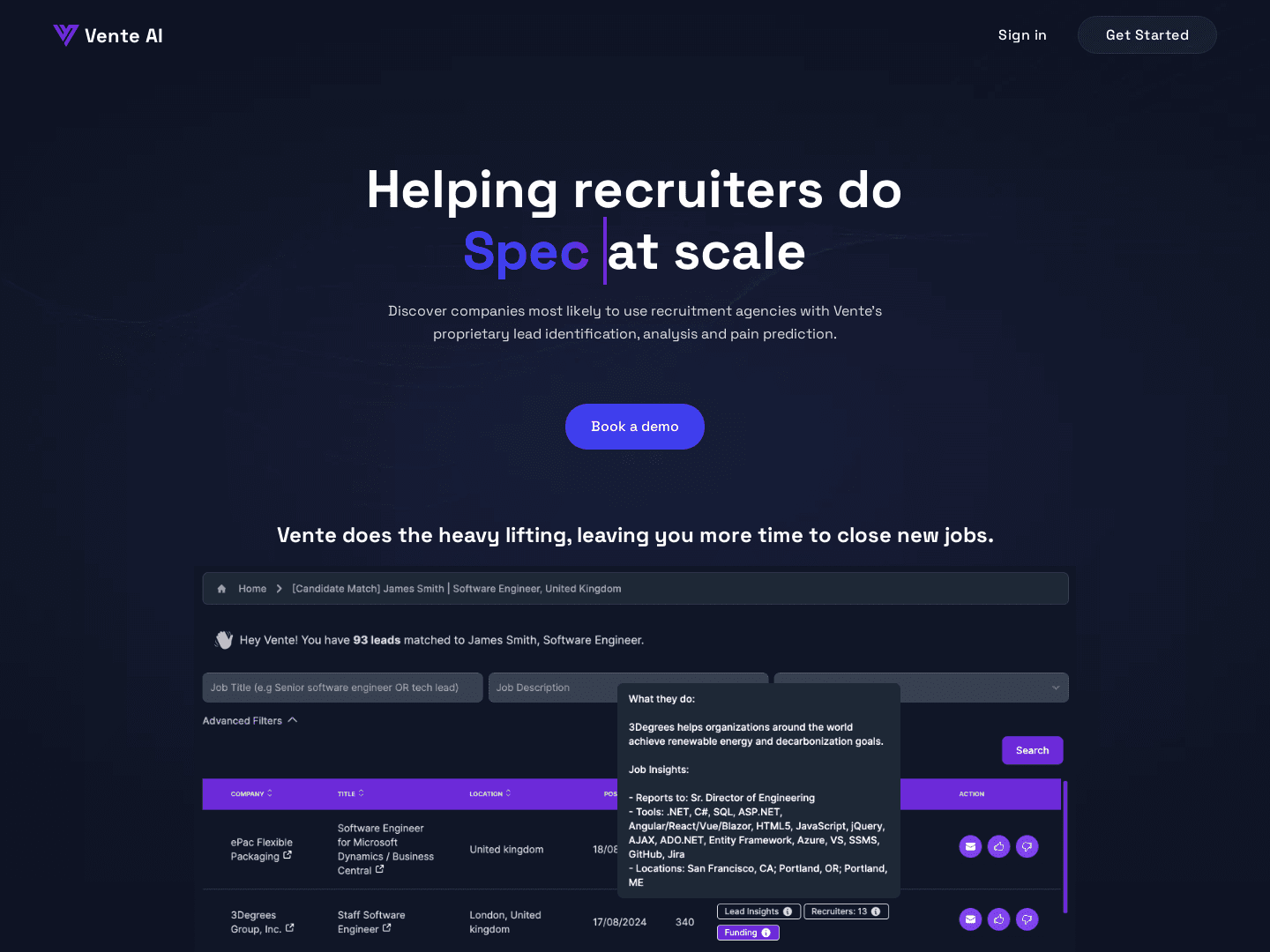 "Vente AI Secures £500k to Transform Recruitment Processes"