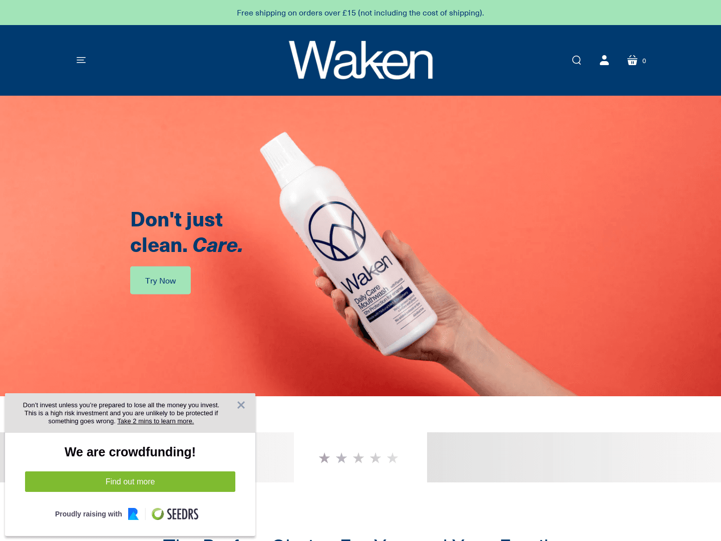 "Waken Mouthcare Secures £950,000 for Expansion"