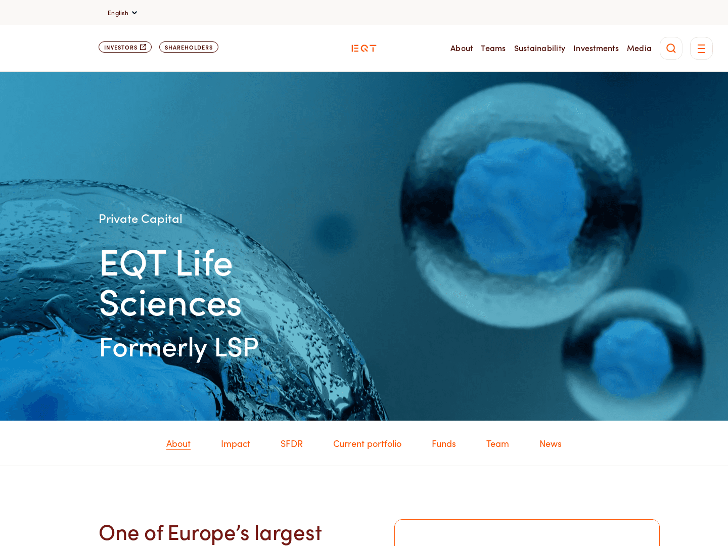 EQT Life Sciences