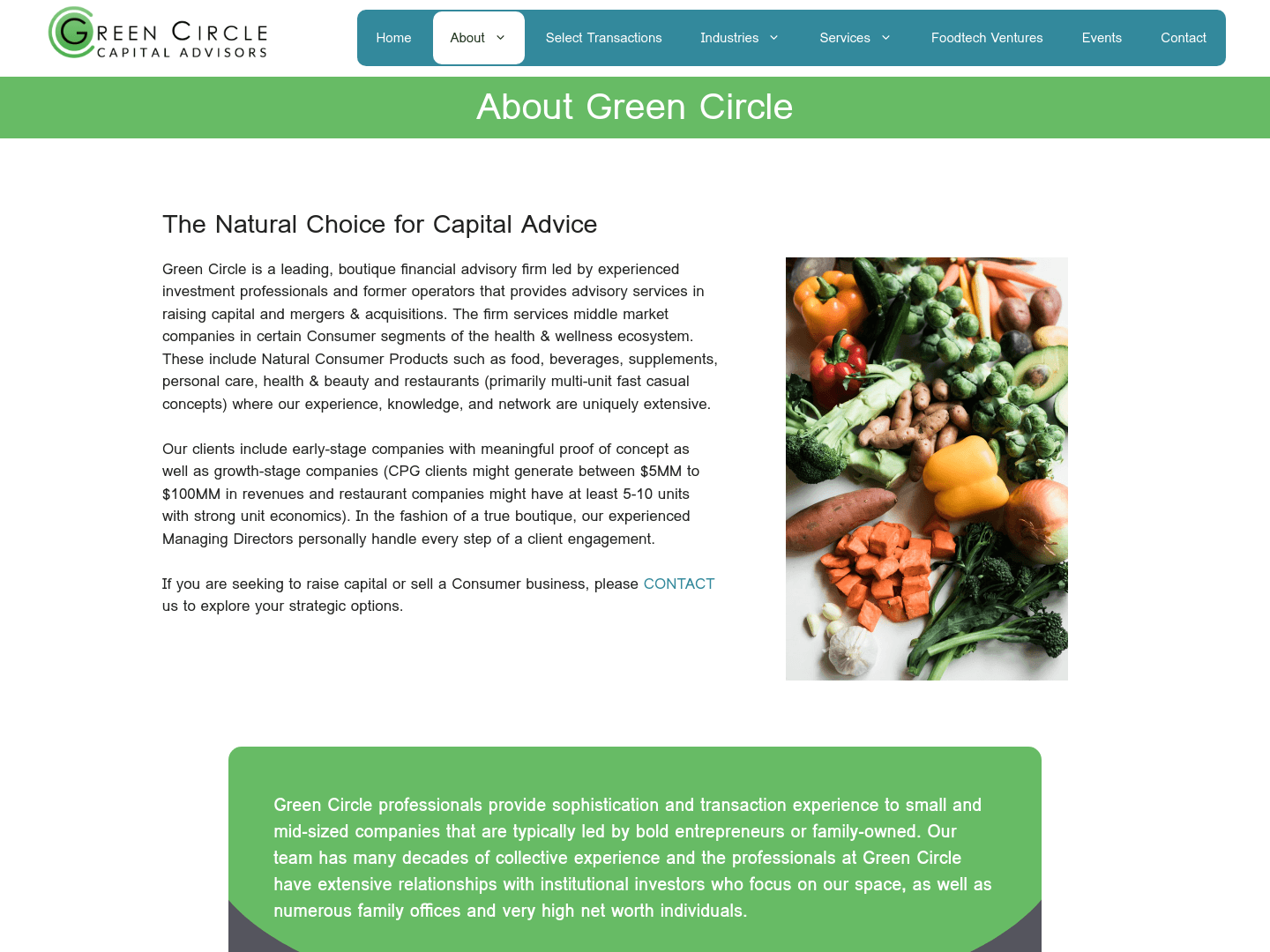 Green Circle Foodtech Ventures