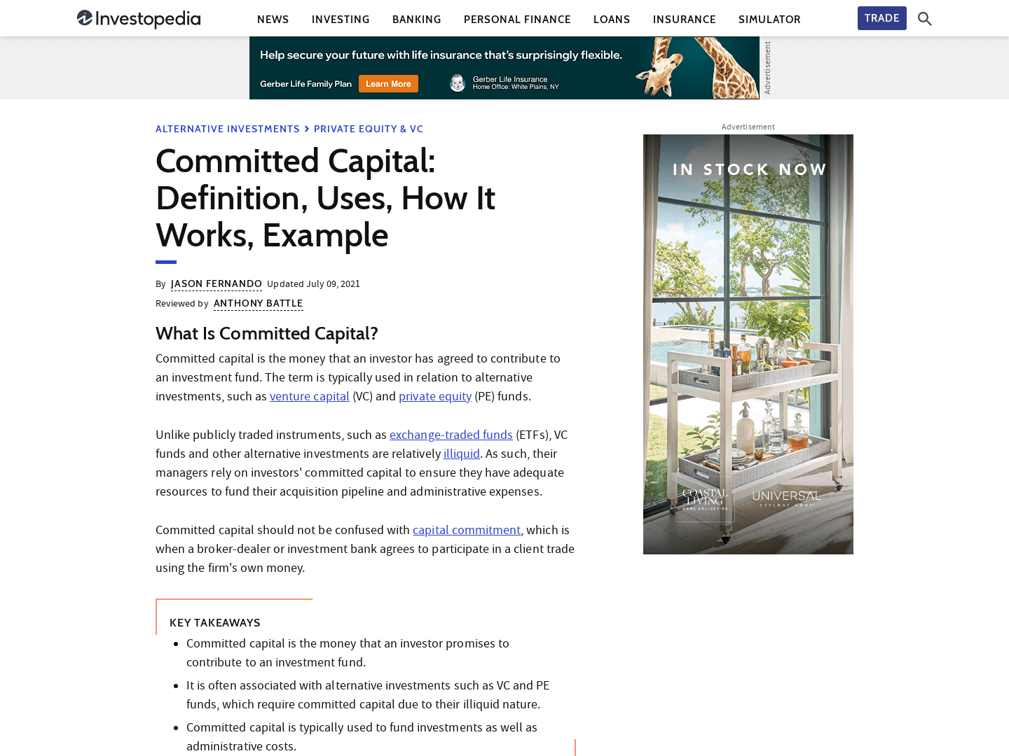 Committed Capital