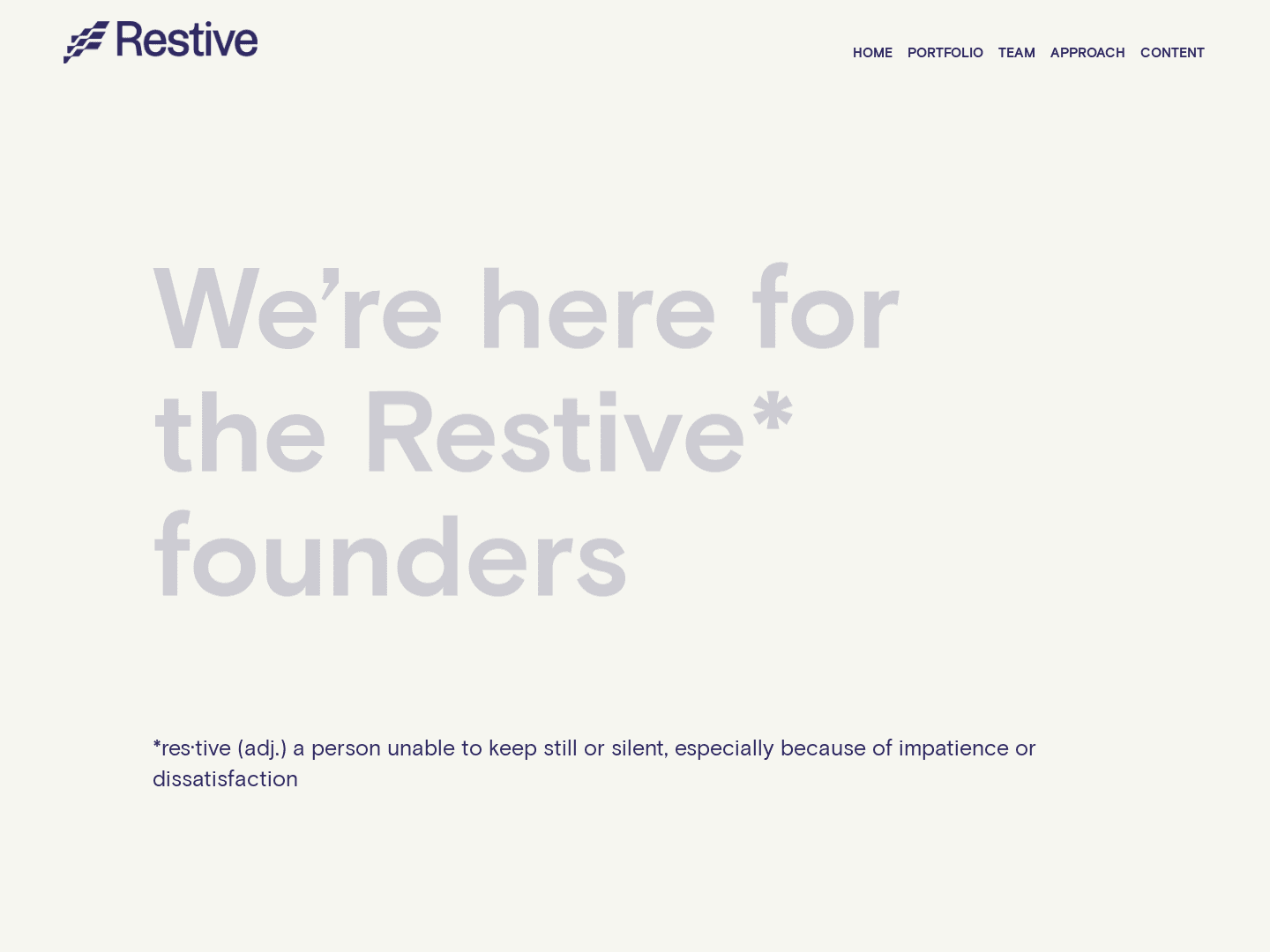 Restive